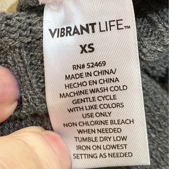 New Vibrantlife holiday sweater with moose on it sweater say’s XS. Will measure. - Picture 6 of 10